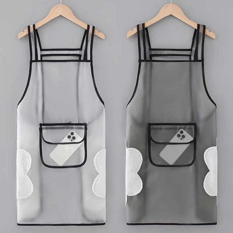 Customized Waterproof TPU Apron with Logo - Transparent and Oil-resistant