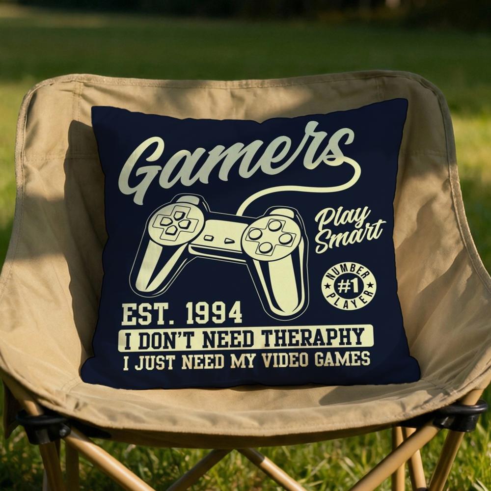 Colorful Graffiti Gamepad Cushion Cover Soft Reversible  Durable Pillow Cover  MultiScene Use for Home  Car Daily Comfort