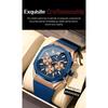 POEDAGAR Functional Watch for Men Date Chronograph Luminous Waterproof Silicone Classic Male Watch Quartz Original Watches