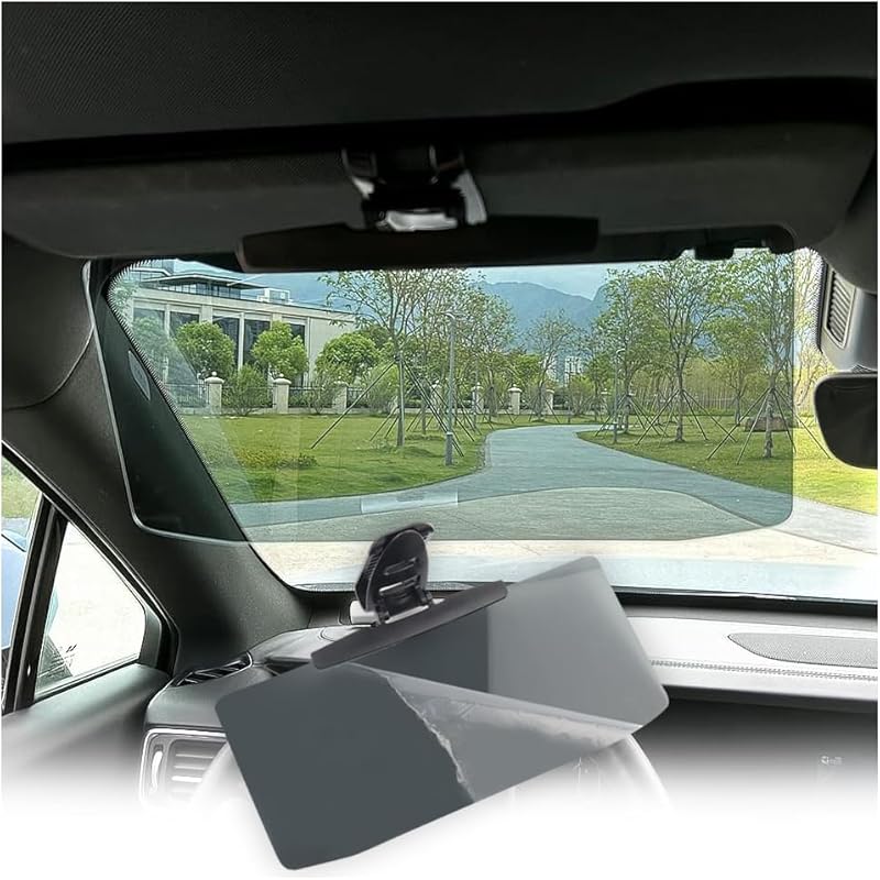 2Pcs HD Visor Sunshade Extender For Car,72.5% Strong-Light Blocking Rate - Anti-Glare Car Visor Protect From Sun Glare, Snow Blindness And UV Rays 1Pcs