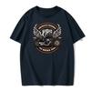 Men Round Collar 100% Cotton T Shirt Route 66 Mother Road Oldschool Tee Shirt European Code Tops Americas Highway T-Shirts