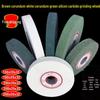 Multi-Material Grinding Wheel: White Corundum, Brown Corundum, Green Silicon Carbide - Perfect for Bench Grinders and Knife Sharpeners