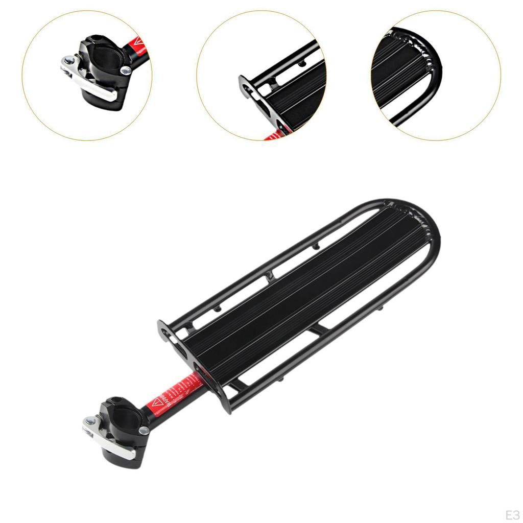 Aluminium Legierung Fahrrad Hinten Rack Reitstock Halter Rahmen Montiert Rücksitz Einfach zu Installieren für Mountain