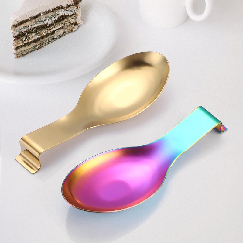 Large Stainless Steel Spoon Holder Heat-Resistant Cooking Spoon Holder Coffee Spoon Holder