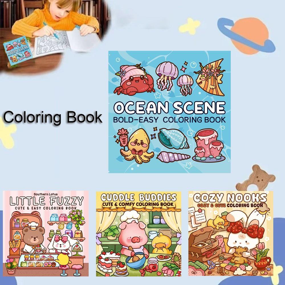 Doodles Book Omalovánky Relaxační Montessori kreslící hračky pro dospělé a dospívající