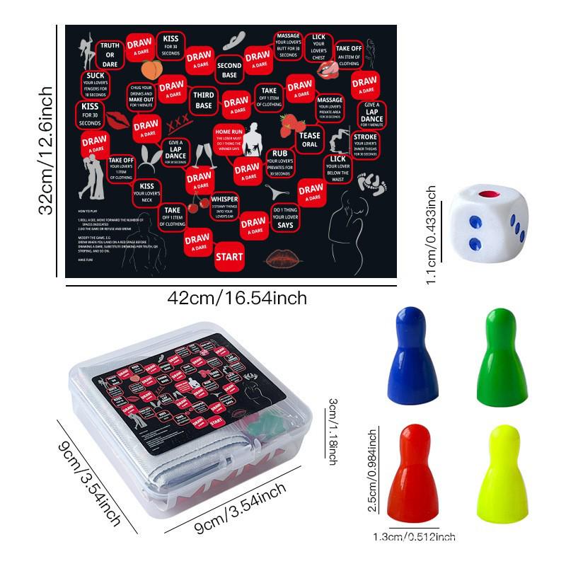Cross-Border Couples' Creative Adult Dating and Drinking Board Game