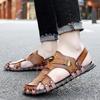 2021 Outdoor Dual-use Summer New Breathable Comfortable Fashionable Personalized Casual Shoes Foot Cover Retro Large Size 47 Sandals