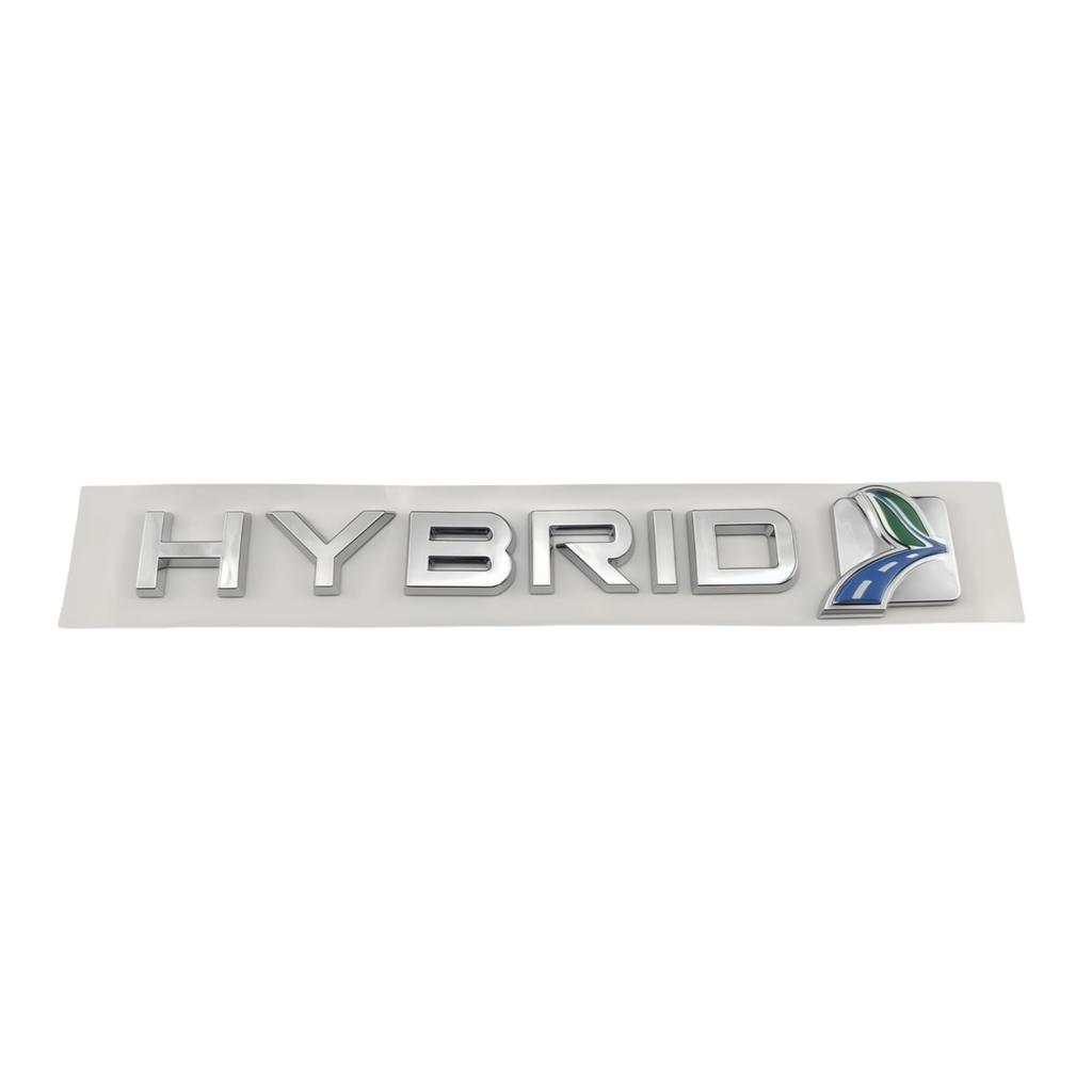 1 PZ Adesivo Distintivo Logo Ibrido in ABS 3D Decalcomania Emblema Posteriore per Bagagliaio Accessori Automobilistici di Alta Qualità