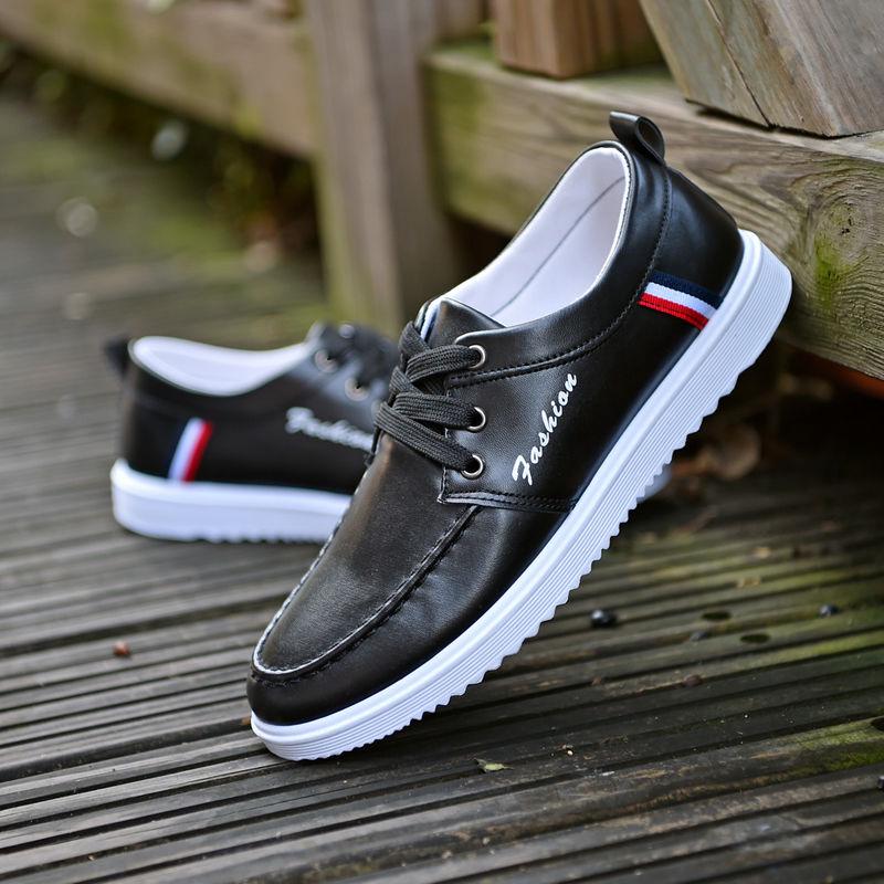 Kožené ležérní boty pánské Vysoce kvalitní kůže Pánské ležérní boty Kožené boty pro muže Ploché boty