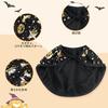 Halloween dog costume hat cape 2-piece set clothing poncho bat devil small medium cat cosplay adjustable