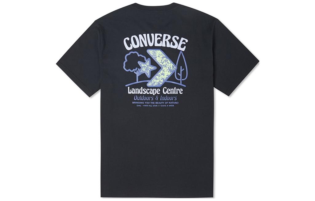 Converse Set-in Sleeve T-Shirt Men s Black 10023269-A02 M