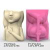 Girl Candle Holder Silicone Mold Cartoon Flower Pots Mold Candle Tray Mold Home Decorations Exploy Resin DIY Crafts