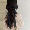 Large Bow Hair Clip Women Handmade Fabric Clamp Elegant Back Of Head Accessory Korean Style Sweet Chic Headwear