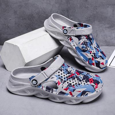 Letnie Męskie Buty Plażowe Klapki Męskie Sandały Oddychające Casualowe Męskie Buty Ogrodowe Kamuflaż Szybkoschnące Męskie Obuwie Zapatos Hombre