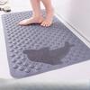 Bathroom Anti Slip Mat Bathroom Shower Mat Shower Room Waterproof and Anti Fall Foot Mat Household Toilet with Suction Cup Floor Mat