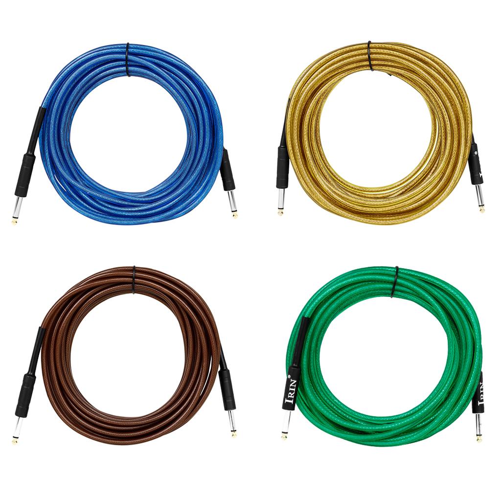 IRIN Guitar Cable Wire Cord Jack Line Audio Cable Noise Reduction Line Shielded Cable 3/6/10 M Amp Cable Guitar Accessories