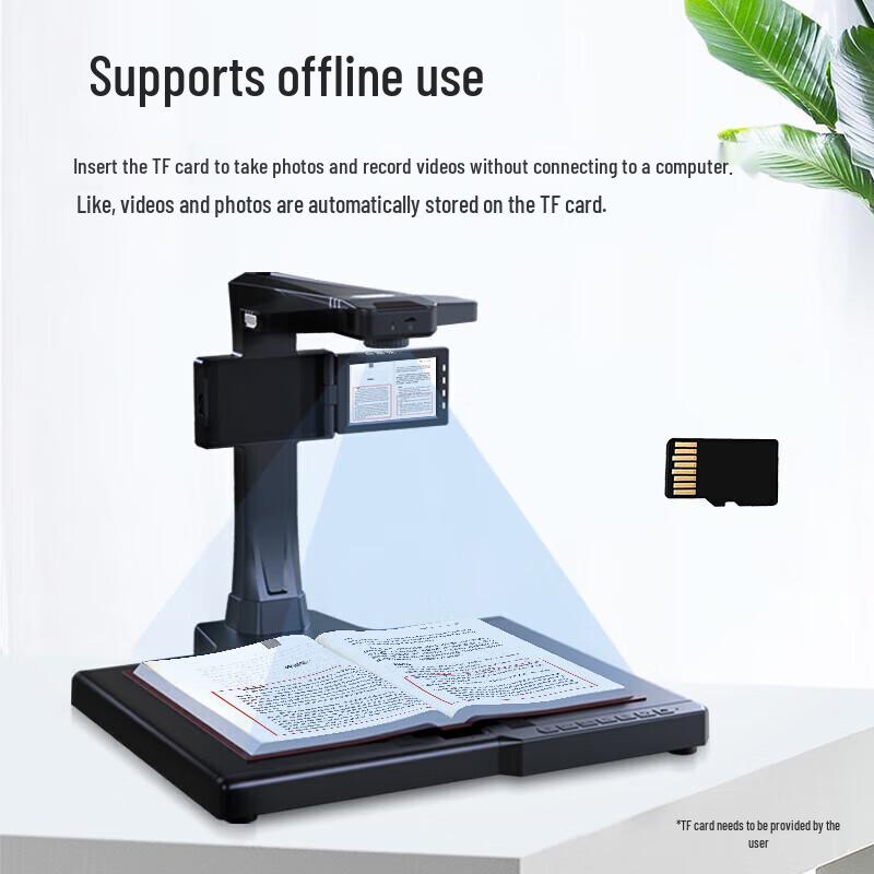 

Dianyipai X5500 28MP HD A3 High-Speed Book Document Scanner CN plug (adapter included)