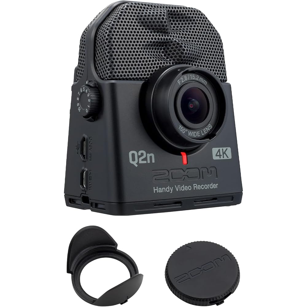 Zoom Zoom Q2n-4k 4K Video Camera Music Recorder Live Streaming Performance Video Shooting with XY...
