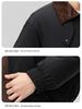 Men's Trendy Winter Short Lapel Down Jacket - Loose Fit, High-Quality White Duck Down, Solid Color 