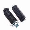 2Pcs Black Front Foot Rest Peg Rubbers Footrest Handlebars For Yamaha YBR 125