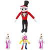 Colorful Circus Clown Toy The Amazing Digital Circus Collection Soft Short Plush Pp Cotton Filling 23-30cm