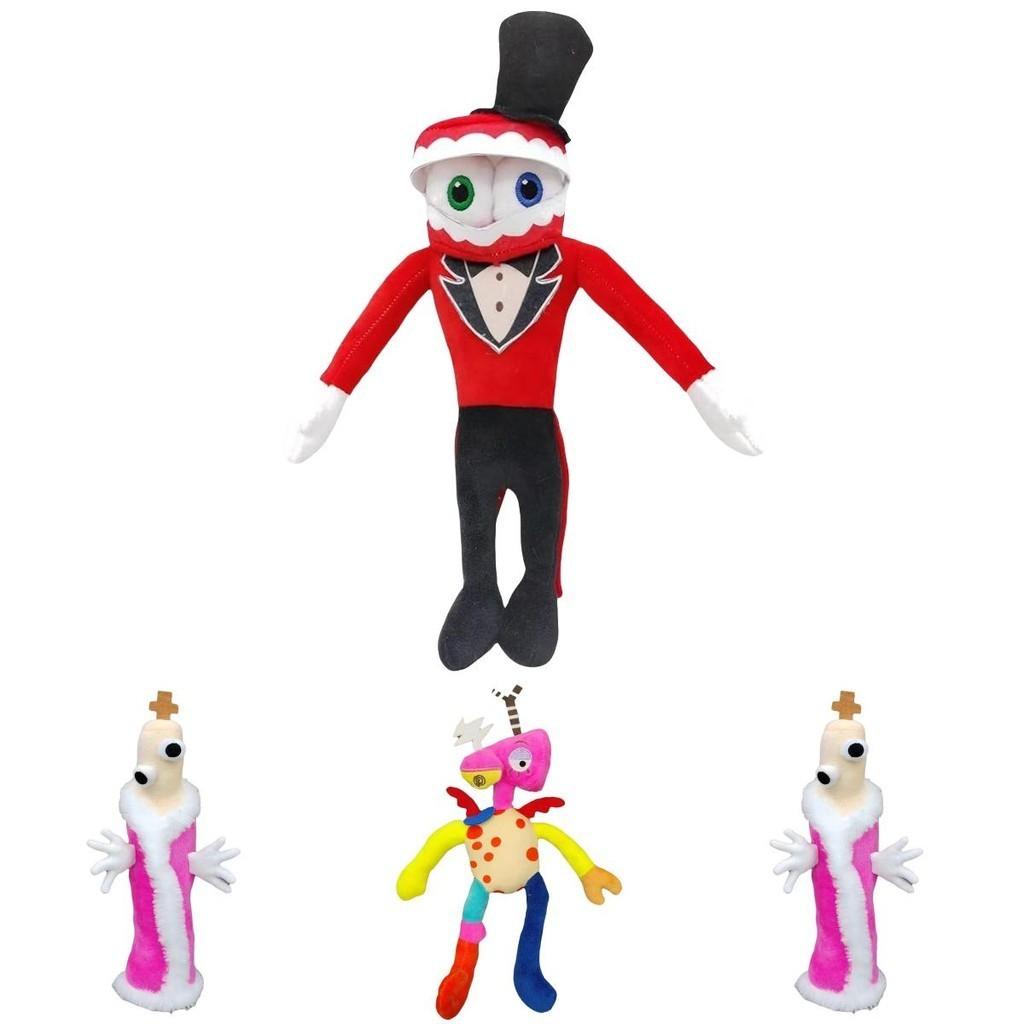 Colorful Circus Clown Toy The Amazing Digital Circus Collection Soft Short Plush Pp Cotton Filling 23-30cm
