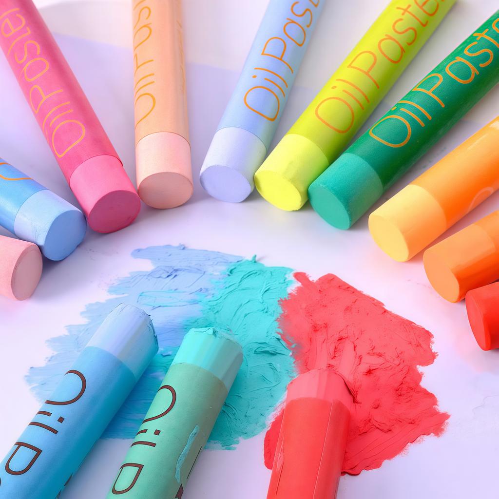 Artist Soft Oil Pastel Set 24/36/48 Colors Professional Painting Drawing Graffiti Art Crayons Washable Non Toxic Oil Paint Stick