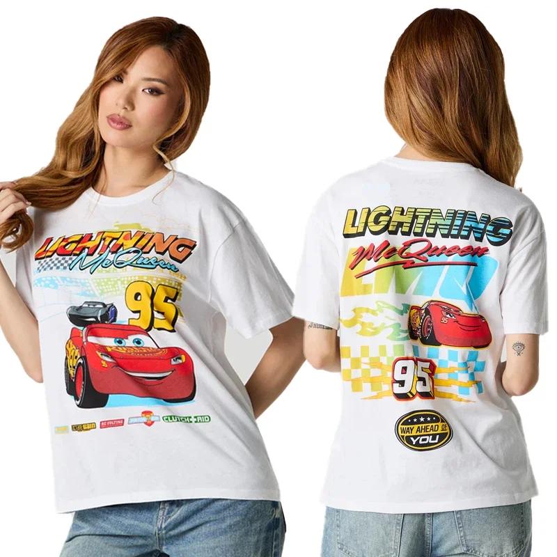 Rodinné Léto Pánské Dámské Sally Jsem Blesk Auta McQueen Grafické Tričko Doplňky Zábavná Bavlna Pár Top Dětské Tričko