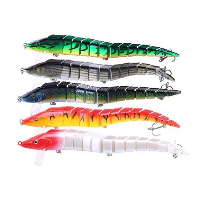Fishing Lure 5 Colors 23cm Wobbler Swimbait Crankbait Hard Bait Artificial Tackle Hook 2#