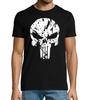 Daredevil Punisher Inspired Distressed Grunge Unisexs TShirt