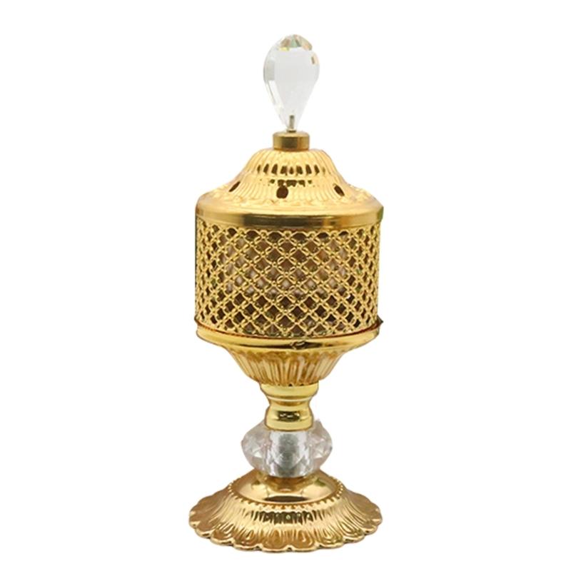 

Антикварні золоті металеві пахоносниці Ретро-дизайн Для декору дому та офісу Релаксація