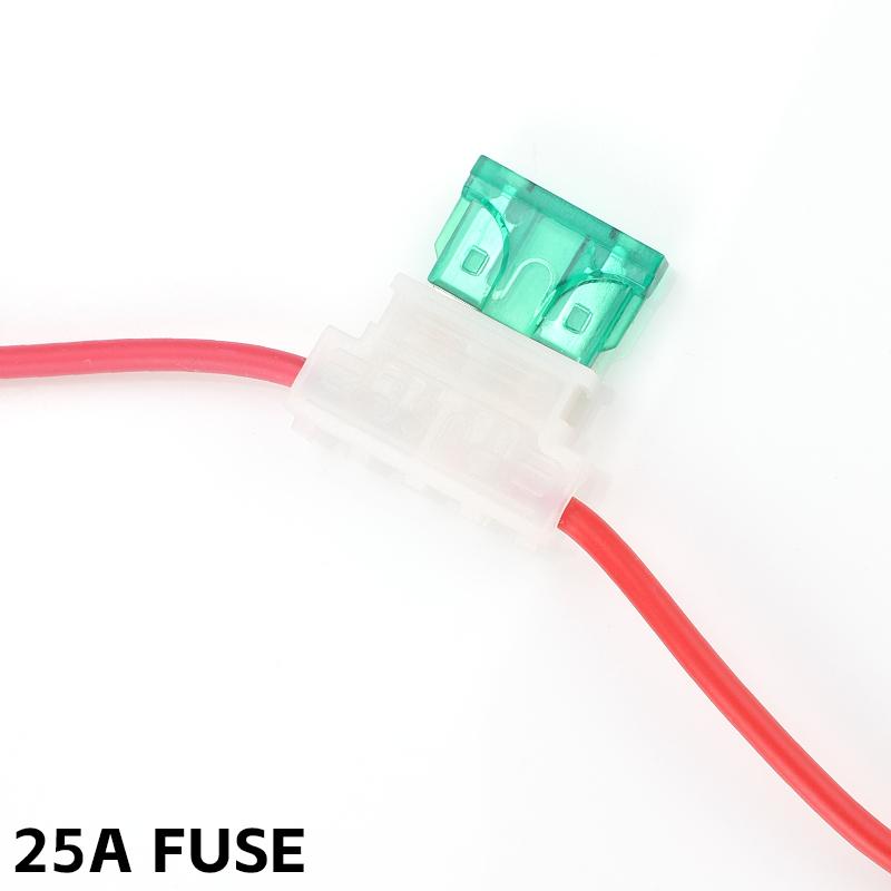 2sets Car 1 lead 2 Lamp H4 HID Bi-LED Relay Harness Wire High Low Projector Lens Cables Headlight Control Connector Wires 12V