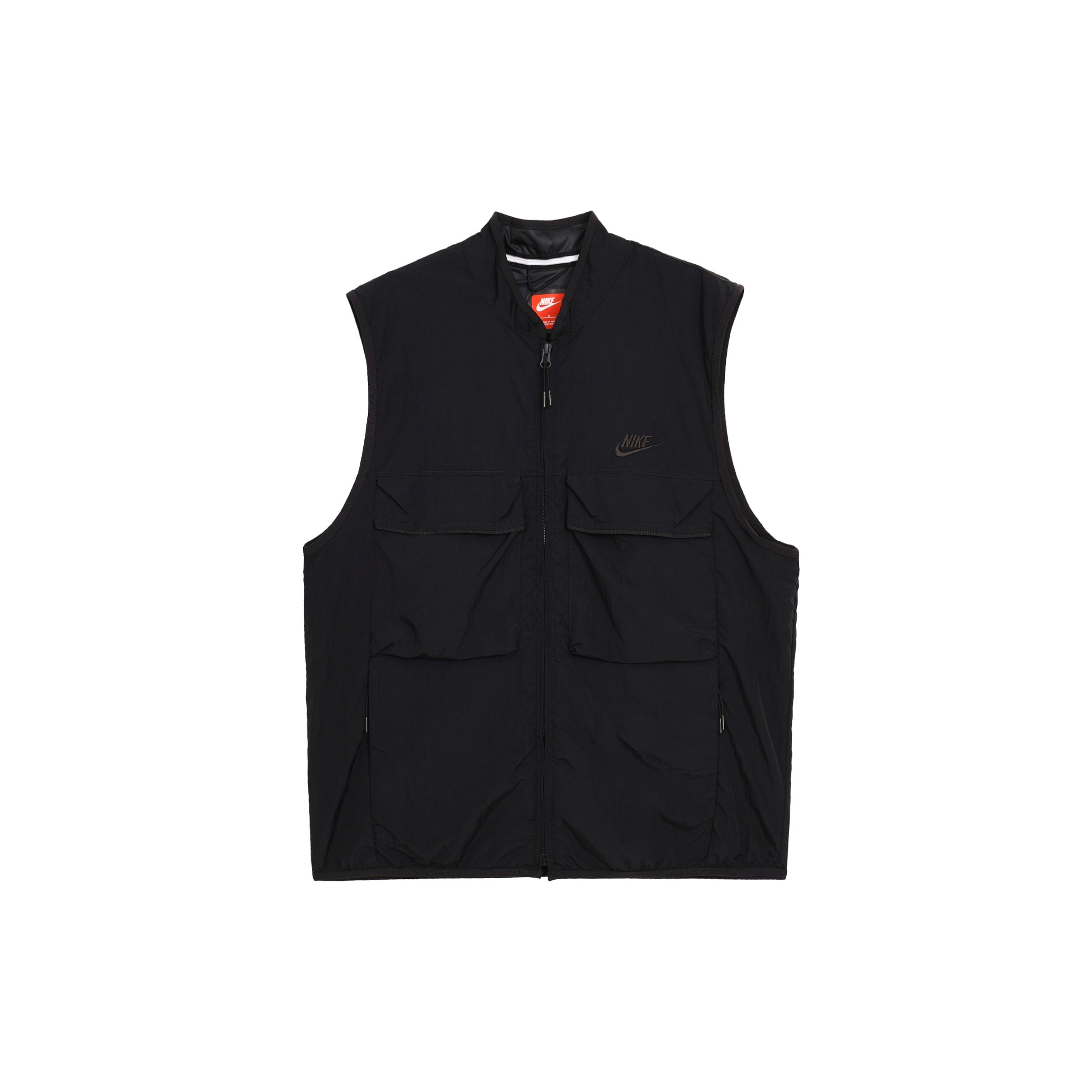 Nike Woven Vests Men s Black Stand Collar Moderate Other FZ0749-010 S