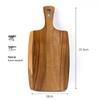 Classic Acacia Wood Arc Edge Cutting & Serving Board