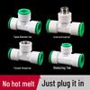 TengZhi PPR Quick-Connect Tee Pipe Fitting