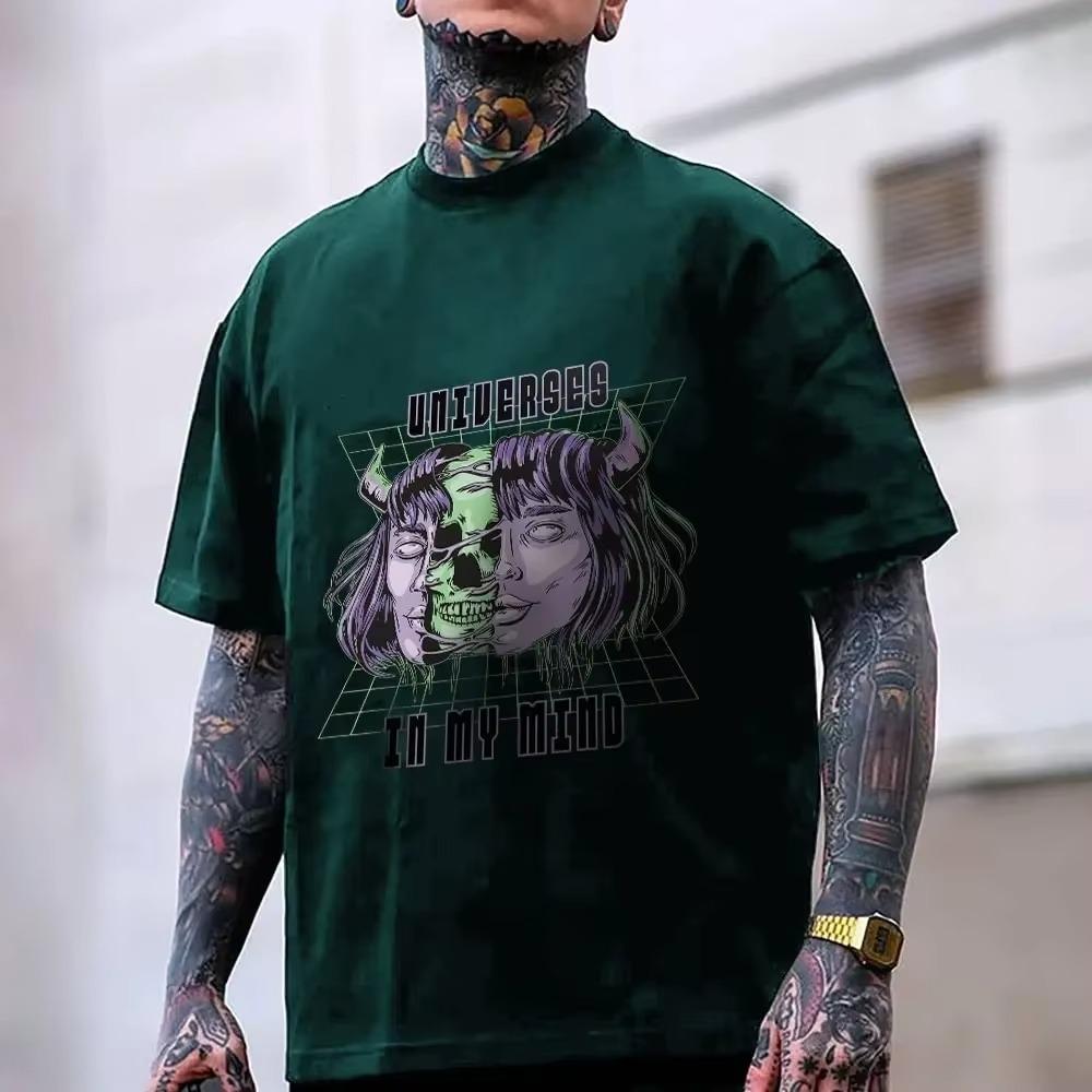 Summer Men's Fashion Weird 3D TShirts Elastic Clothing Quick Dry Polyester Short Sleeve Moisture Absorbing Tee  Size T-Shirt