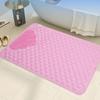 With Suction Cups Bathroom Shower Mat Anti Mould Shower Carpet Soft Bathtub Carpet  Foot Massage