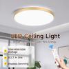 Plafoniera LED Dimmerabile con Telecomando Lampada da Soffitto Rotonda Ultra Sottile a Incasso per Soggiorno Camera da Letto AC85-265V