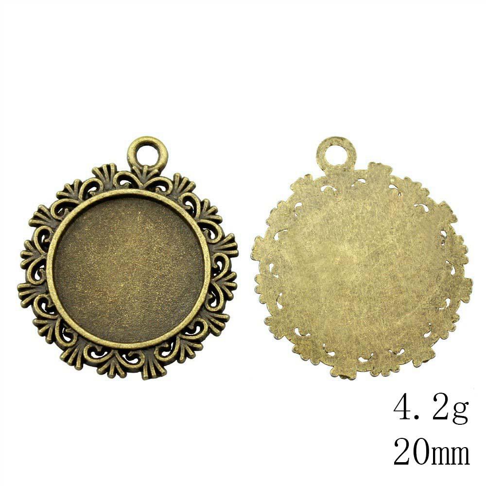 Bijuterii și Accesorii de Ziua Mamei Potrivite pentru Cabochon de Sticlă Rotund 20mm Bază Setare Tavă Bezel Piese Accesorii Bijuterii Accesorii pentru Bărbați