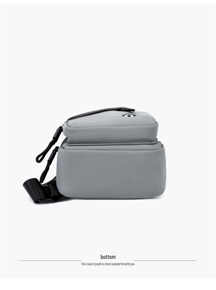 Men's Korean Style Lightweight Versatile Crossbody Bag - Wear-Resistant, Trendy, and Portable for Outdoor Cycling