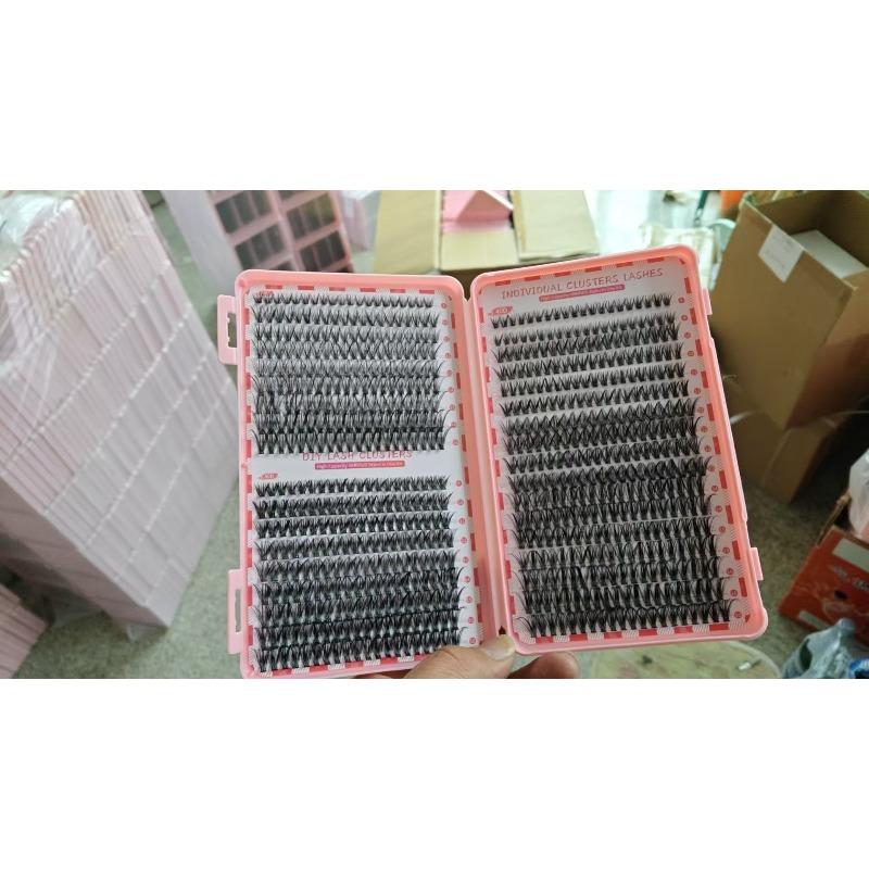 Diy Segmented Single Cluster False Eyelashes 30D-100D Dense D Warped Large Capacity Multi-Hair Eyelash Book