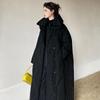 Neue Winter Baumwollgepolsterte Kleidung Damen Mittel und Lang Locker Große Steppdecke Baumwollgepolsterte Jacke Verdickter Mantel