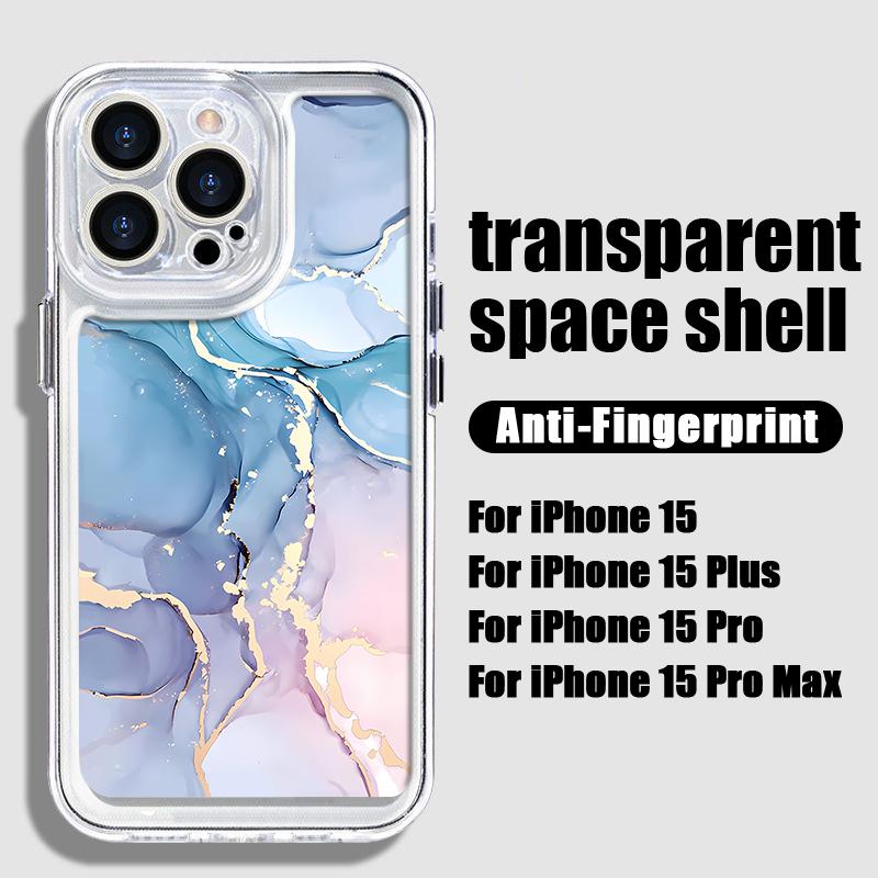 Глянцевый мраморный чехол для телефона с пульсацией для iPhone 15 Pro Max 14 13 Pro 12 — фото 15