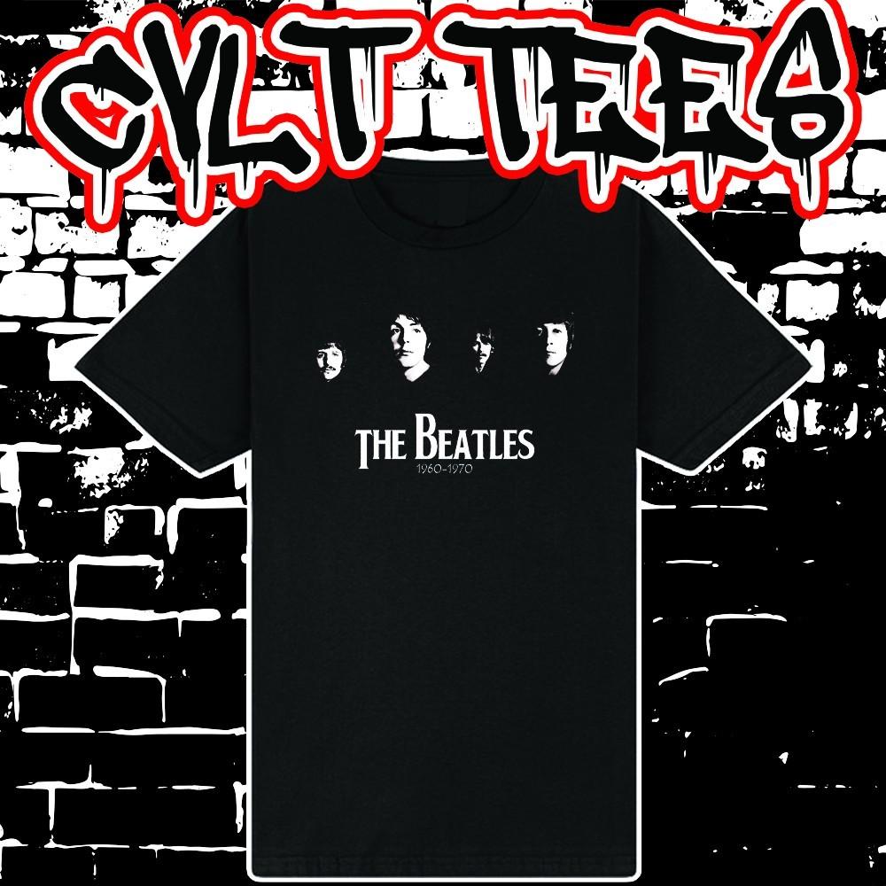 Футболка с принтом группы The Beatles ~ 100% Австралийский хлопок Унисекс S