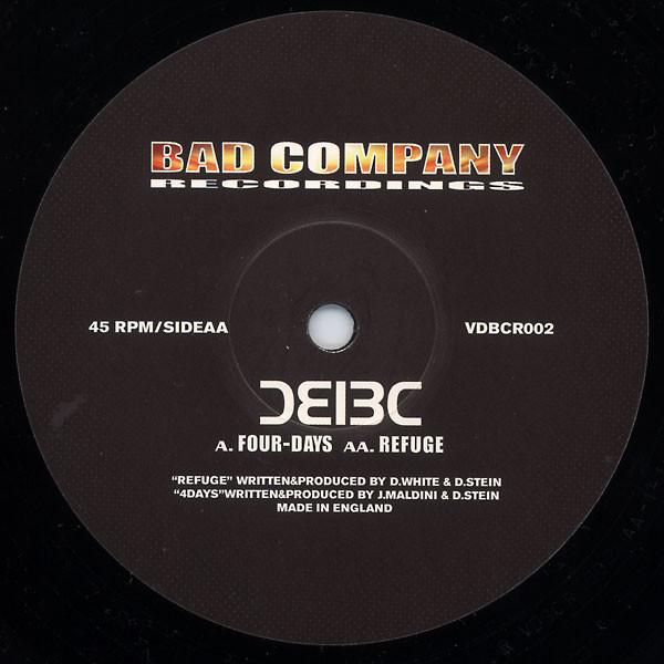 

12inch Record BAD COMPANY - The Fear EP VDBCR002 BC Recordings 1999 UK Dance & Electronica Used