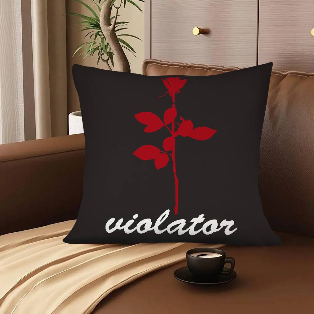 1Pc D-Depeche-M-Mode Singer Pillow Case Fashion Square Pillowcase Bedroom Sofa Room Ins Decoration Leisure