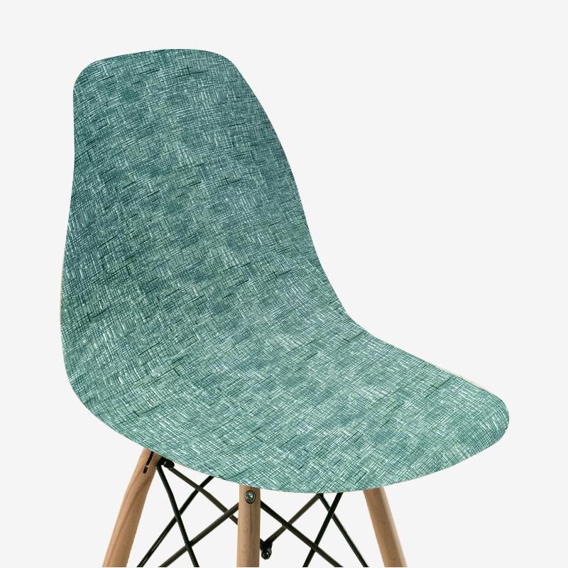 Floral Printed Shell Chair Covers Elastic Seat Cushion Cover Protector for Chairs Fitted Kitchen Living Room for Home Decor 1pc