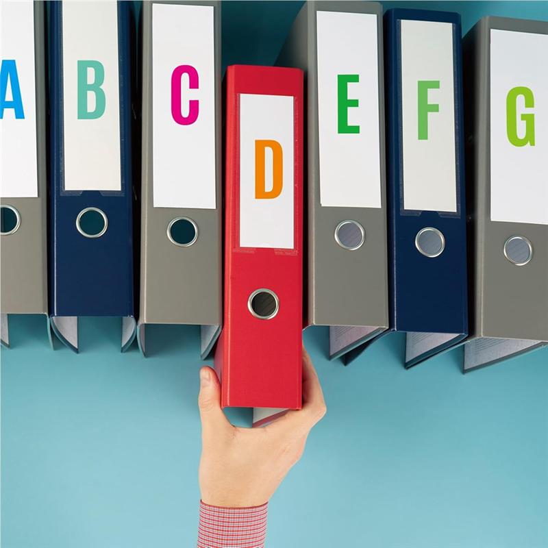 12 Blatt Briefaufkleber, 312 Stück Wasserdichte Alphabet-Aufkleber, 2 Zoll Selbstklebende Buchstaben-Set Vinyl-Buchstaben-Aufkleber