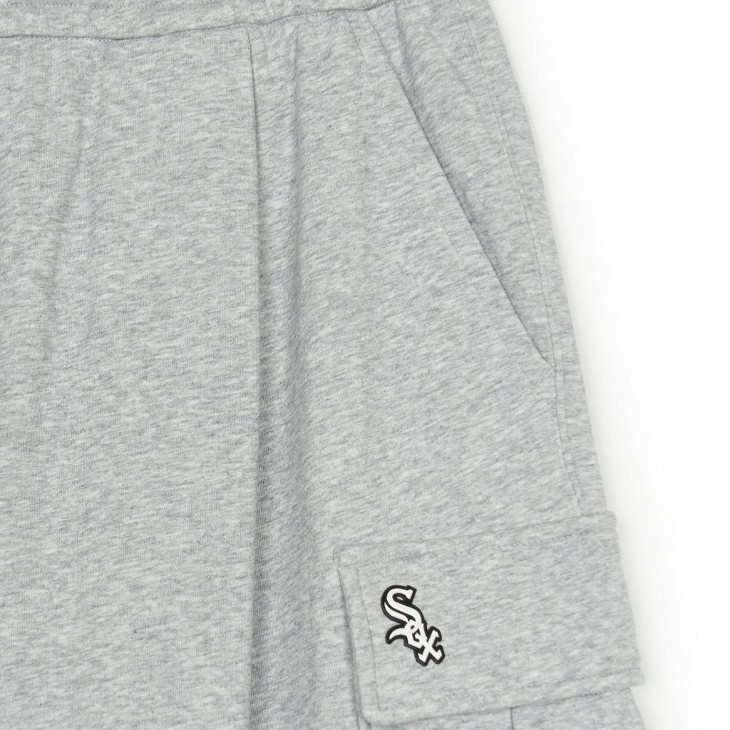 MLB Chicago White Sox Logo del Marchio Pantaloni da Lavoro Morbidi Comodi Pantaloni Unisex Grigio 3APTB0951-44MGS