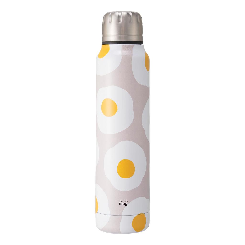 THERMO MUG (Thermo Mug) Stainless Steel Thermo Mug  Kamawanu Umbrella Bottle 300ml, Fried Egg Size, Double-Walled Vacuum Wall, UB15-KW